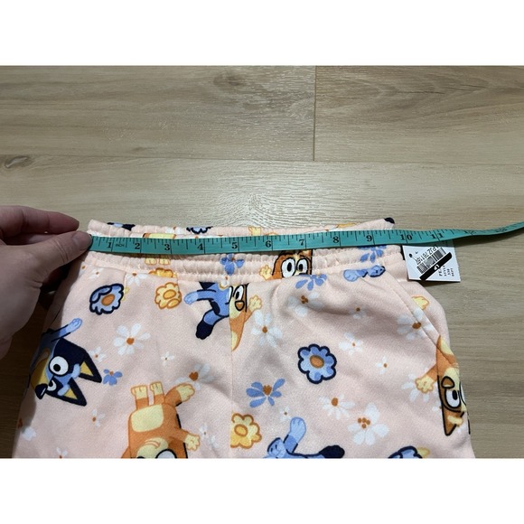 Bluey Bingo Toddler Sweatpants 3T NWT Pink Floral Joggers Bluey Pants - Picture 4 of 7